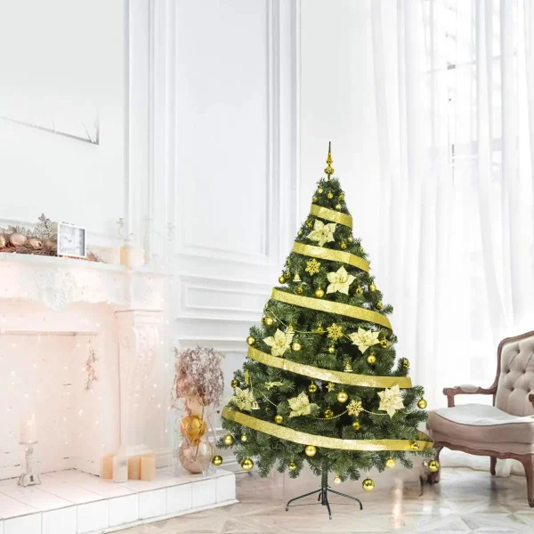 Arbol De Navidad Tronador Lujo 2,10mts Con Adornos Kit X60