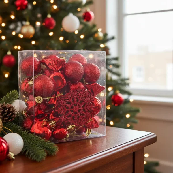 Adornos Navideños Set Decoracion 26u Surtido Navidad Bolas