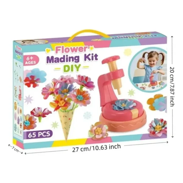 Kit Para Hacer Flores Tela Máquina Manualidades Juguete Diy