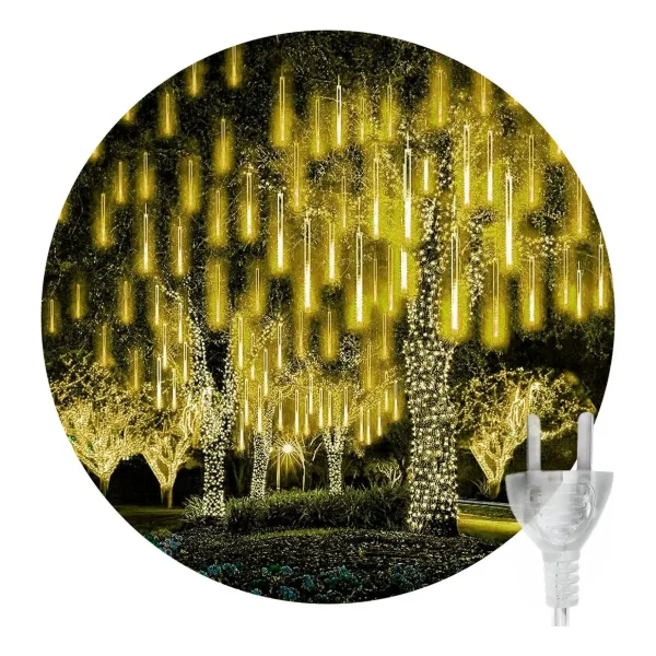 Luces Led Lluvia Meteoro 3mt X8 Tubos 220v Interconectable