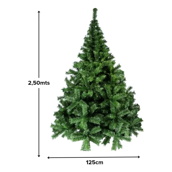 Arbol de Navidad Verde Canadian Luxury 2.5mts