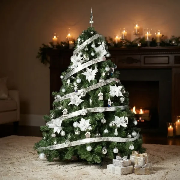 Arbol de Navidad Extra Lujo Patagonia 1.80mts Con Adornos X72