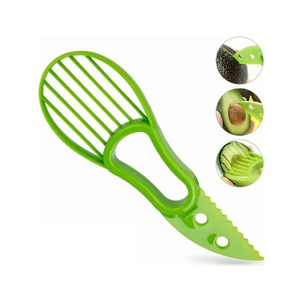 Cortador De Palta Multifuncional Cortador De Frutas 3 En 1