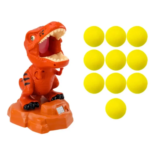 Pistola Dinamica Dino Al Blanco Naranja Con Luces Y Sonido