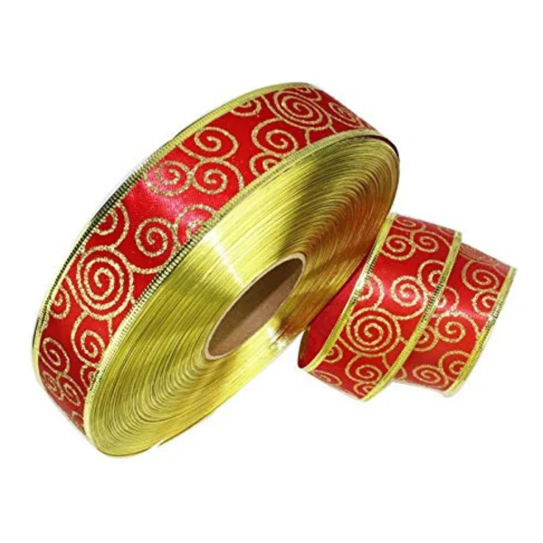 Cintas Navideñas Pack X3 Adornos 4cm 2,70mt Navidad Decorar