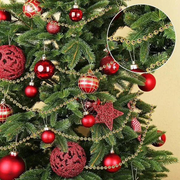Collar Deco Adorno Navideño Arbol De Navidad 1.5mts