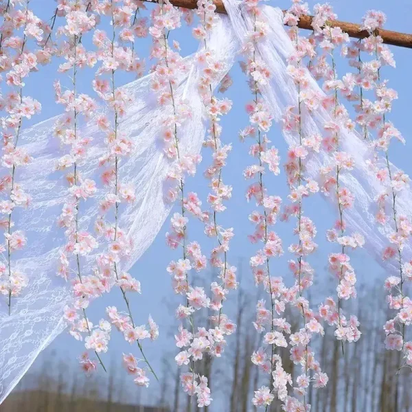Guirnalda De Flores Artificiales Pack X5 Decoracion