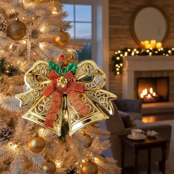 Campanas Navideñas Decoracion Navidad Adornos Para El Arbol