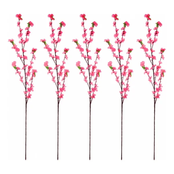 Flor De Cerezo Artificial Rama Alta Decoracion Hogar 1,20mts Rosa