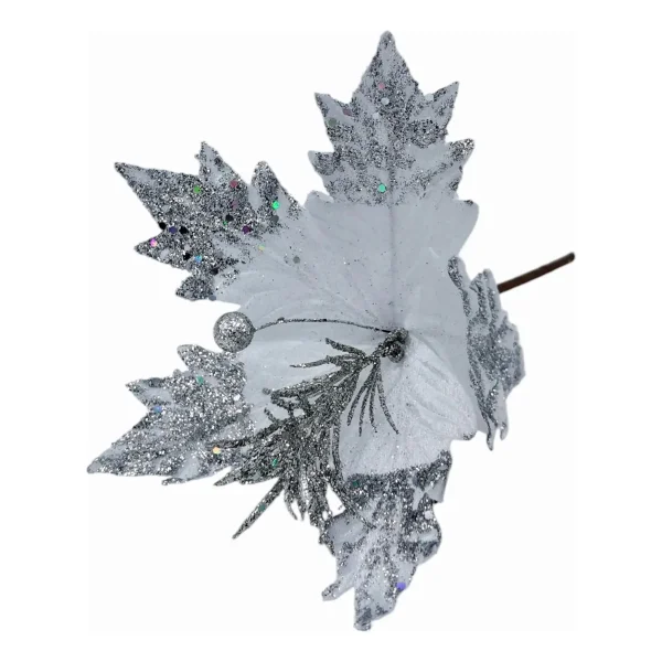 Flor 25cm Para Arbol De Navidad Adornos Decoracion