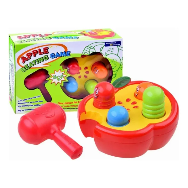 Juego Encastre Didactico Bebe Rojo 6-12 Meses