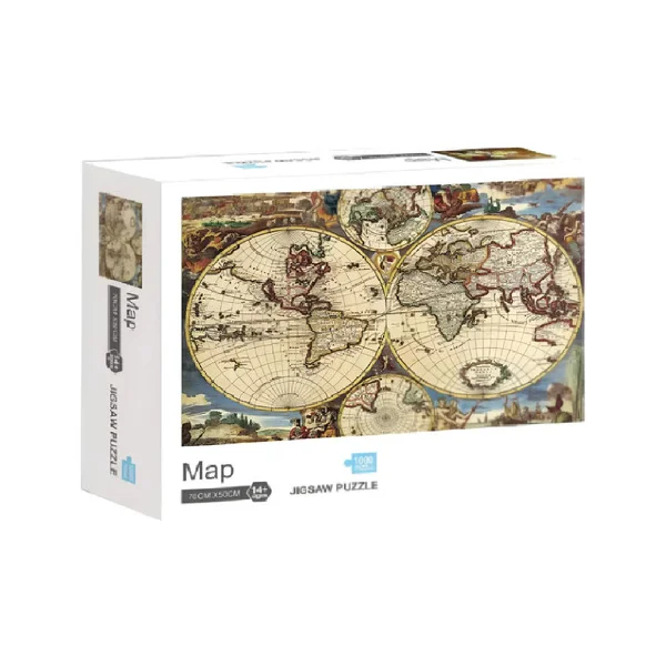 Puzzle 1000 Pzs Mapamundi Antiguo 88319 1979870 Shine