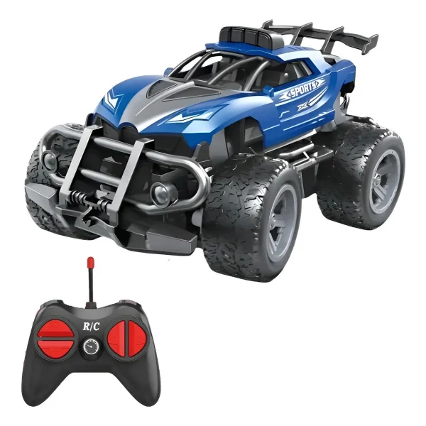 Auto A Radio Control Remoto Stunt Mini Acrobático Rc A Pilas Naranja