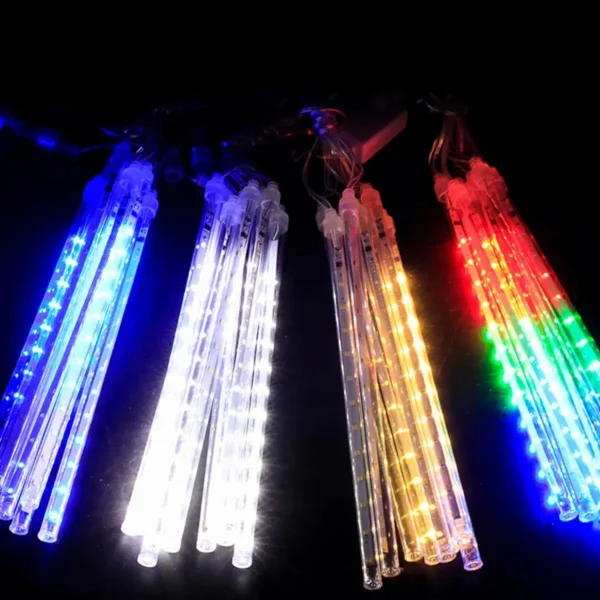 Luces Led Lluvia Meteoro 3mt X8 Tubos 220v Interconectable