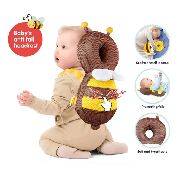 Mochila Antigolpes Bebe Almohada Protección Seguridad Caída