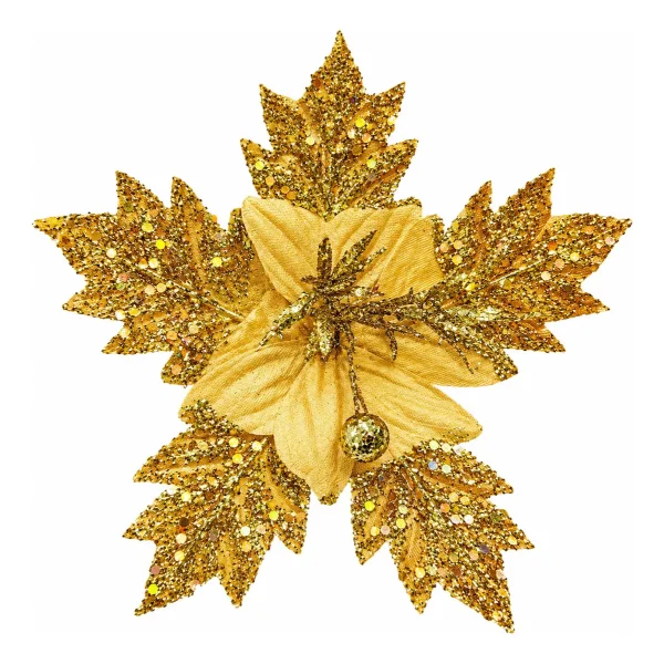 Flor 25cm Para Arbol De Navidad Adornos Decoracion