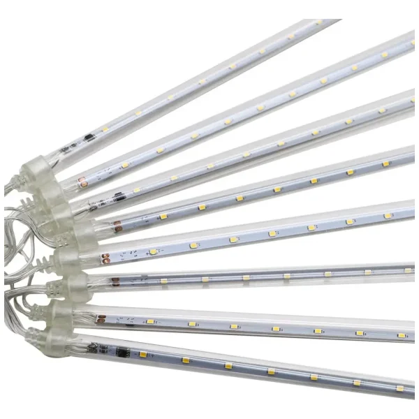 Luces Led Lluvia Meteoro 3mt X8 Tubos 220v Interconectable