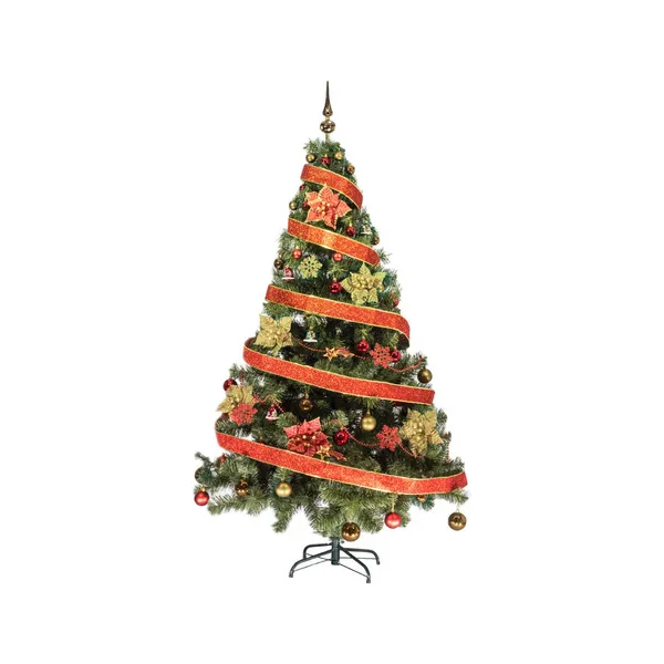 Arbol Navidad Tronador 1,80mts + Kit 60 Rojo Oro Cybermonday