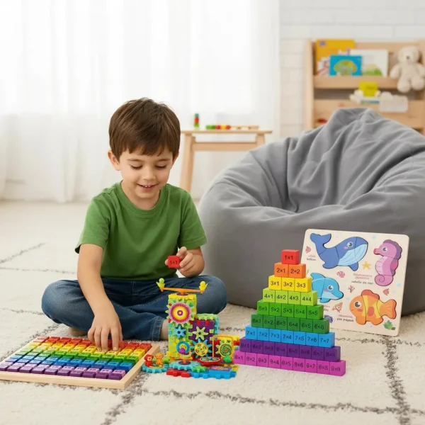 Bundle Montessori Kit X3 Juguetes Didacticos 1era Infancia Multicolor