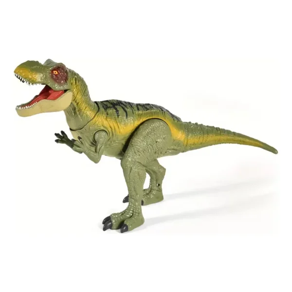Dinosaurio Robot T-rex Articulado Eléctrico Con Luz Y Sonido T-rex Marrón
