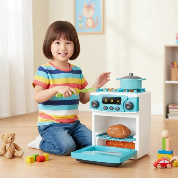 Cocina Horno Juguete Infantil Con Luz Sonido Y Accesorios Agua