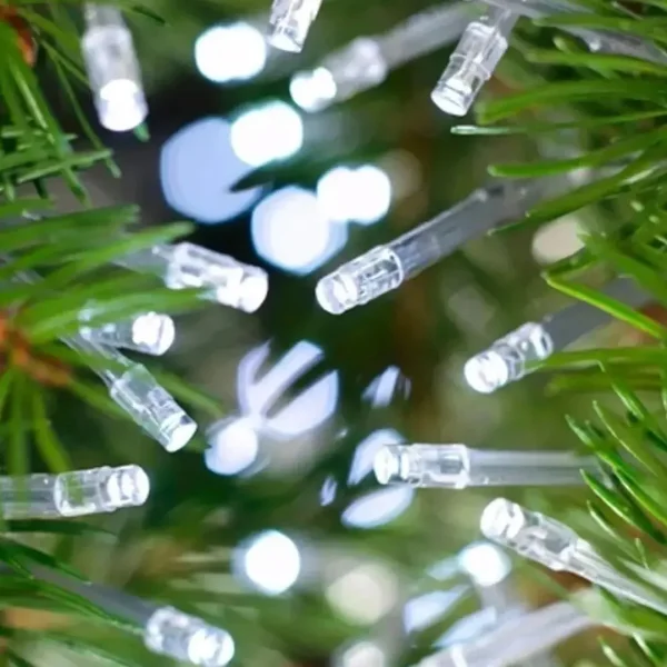 Tira De Luces De Navidad Led X100 220v 9mts Luz Arroz