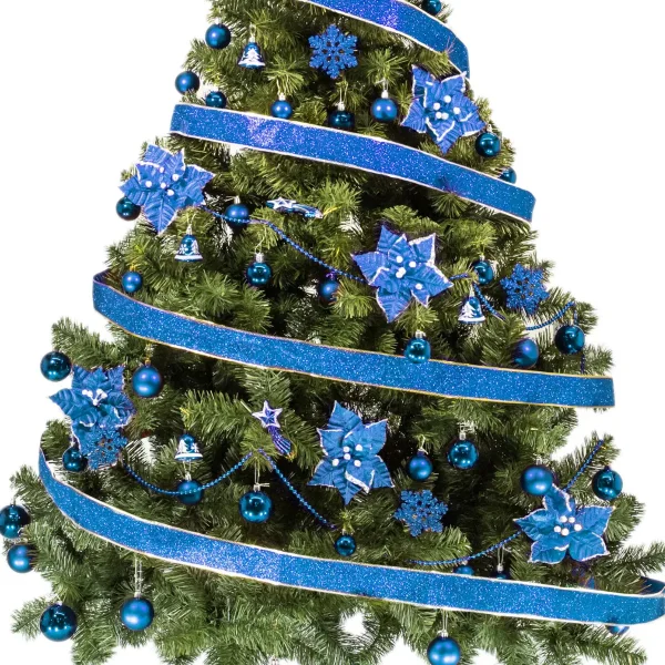 Arbol De Navidad Tronador Lujo 2,10mts Con Adornos Kit X60