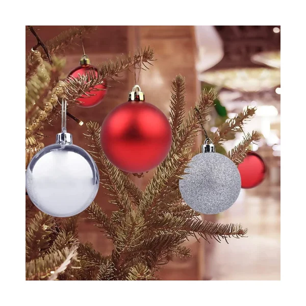 Bolas De Navidad 6cm Adornos Navideños X96 Piezas Decoración