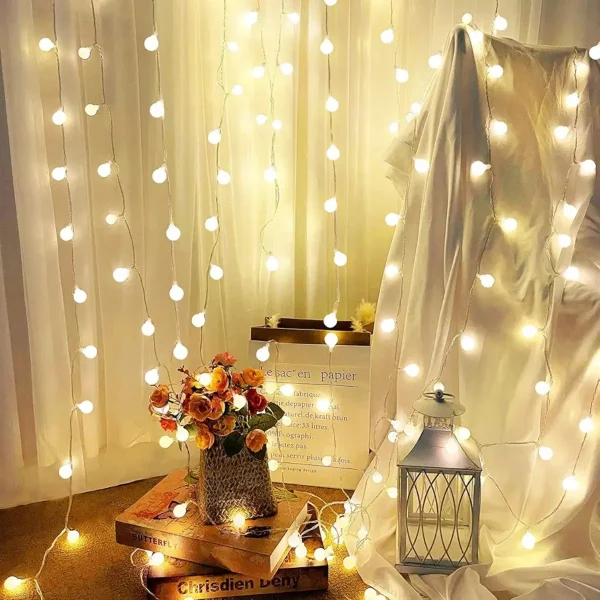 Tira Luz Led 5m Guirnalda X28 220v Luces Navidad Fria Calida