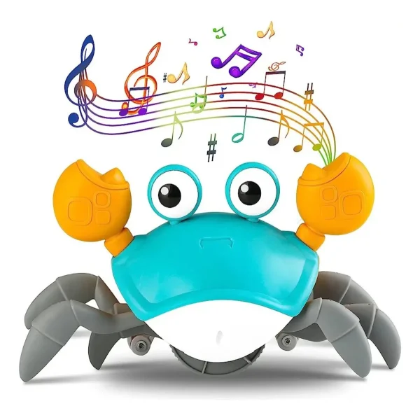 Cangrejo Musical Juguete Viral Sensorial Bebe Con Movimiento