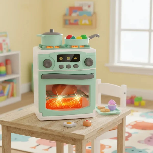 Cocina Horno Juguete Infantil Con Luz Sonido Y Accesorios Agua