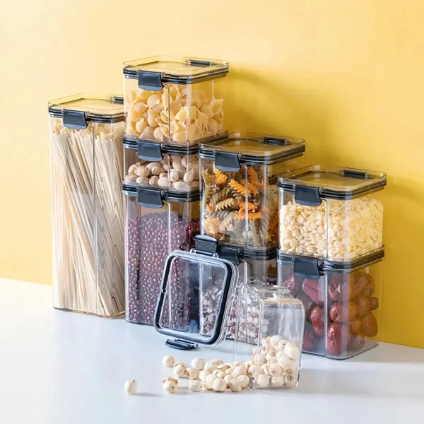 Taper Contenedor Hermetico Organizador Alacena Freezer 460ml Transparente