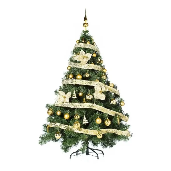 Arbol de Navidad Montañes Deluxe 1.80mts Con Adornos Kit X60