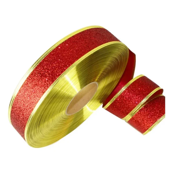 Cintas Navideñas Pack X5 6cm 2,70mt Adornos Navidad Deco