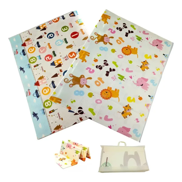 Alfombra Antigolpes Plegable Bebes Reversible 150x200cm