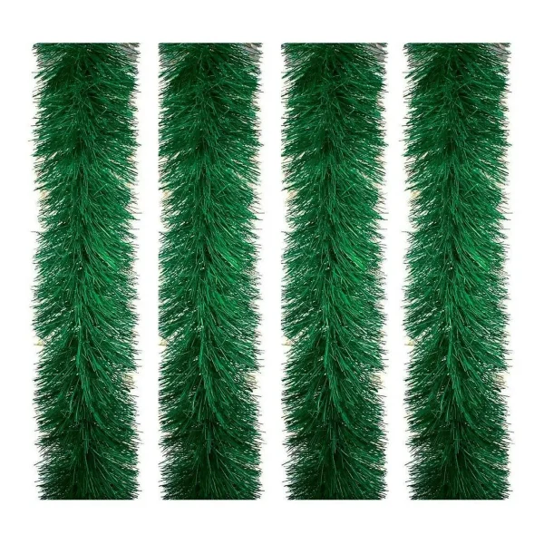 Guirnalda Boa Navidad Muerdago 9 Cm X 2 Mts Deco Navideña Verde