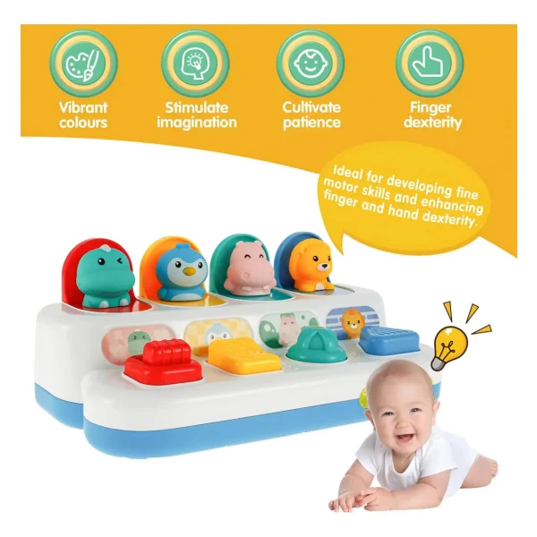 Set De Juego Y Centro De Actividades Juguete De Botones Bebe
