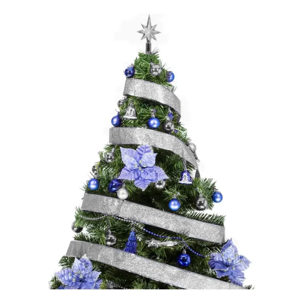 Arbol De Navidad Tronador Lujo 1,50mts Con Adornos Kit X40
