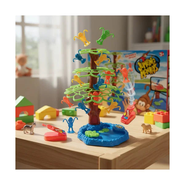 Juego De Mesa Jumping Monkeys Juguete Habilidad Monos Locos