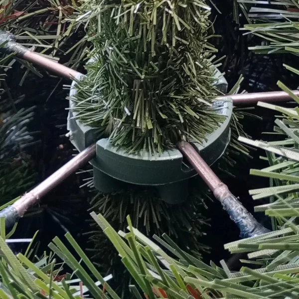 Arbol De Navidad Verde Alpino 1.8mts Base Metalica