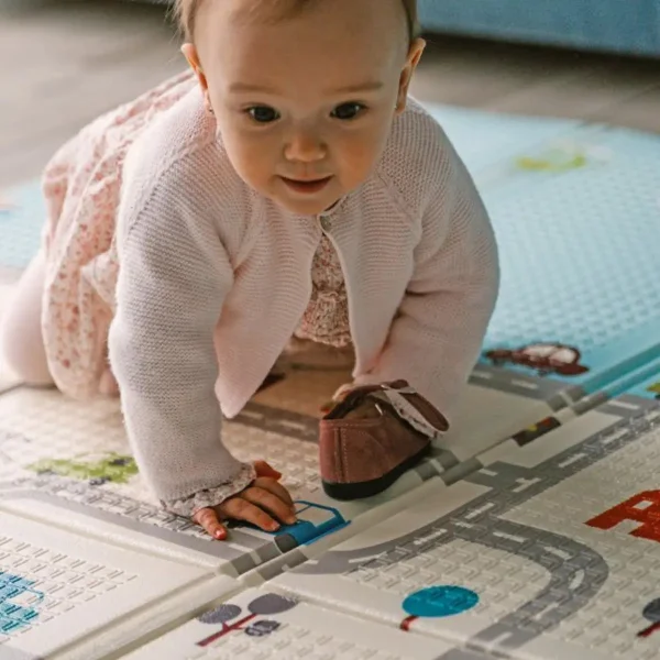 Alfombra Antigolpes Reversible Bebe Plegable 120x180cm