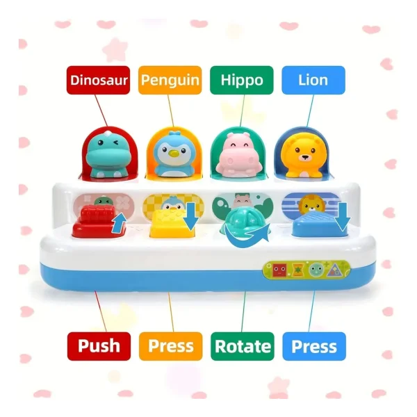 Set De Juego Y Centro De Actividades Juguete De Botones Bebe