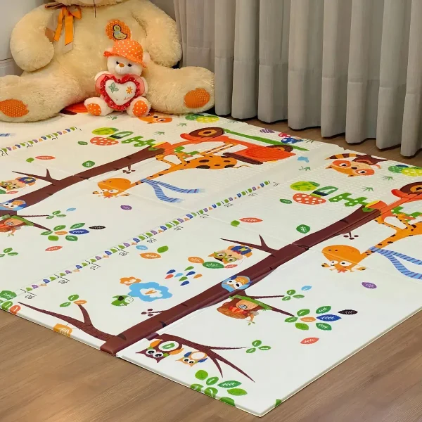 Alfombra Antigolpes Plegable Bebes Reversible 120x180cm