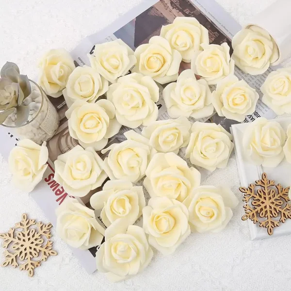 Mini Rosas Flores Artificiales Decoracion Pack X200