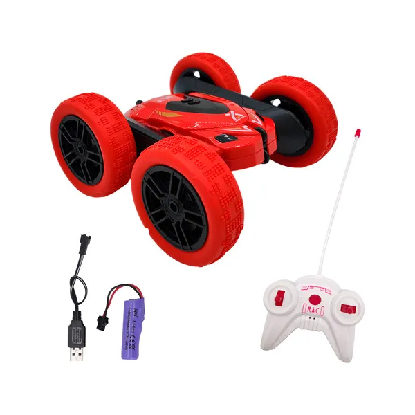 Auto A Radio Control Remoto Luz Giro 360° Acrobático Stunt