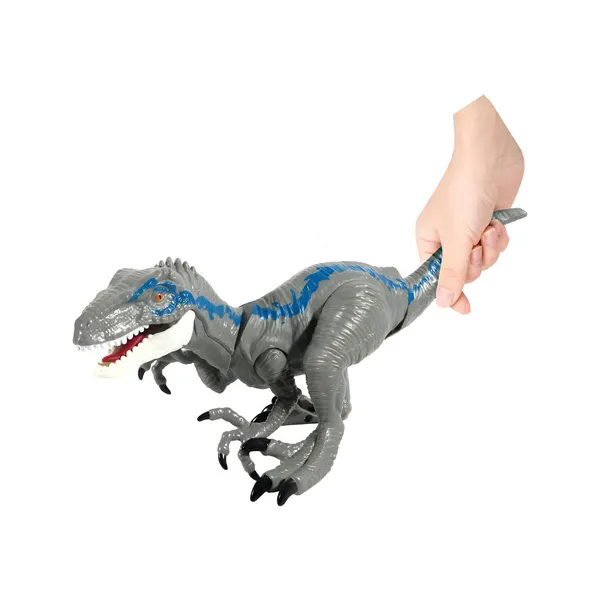 Dinosaurio Velociraptor Juguete Articulado Con Luz Y Sonido