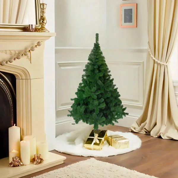Arbol de Navidad Tronador Verde 1.5mts Base Metal