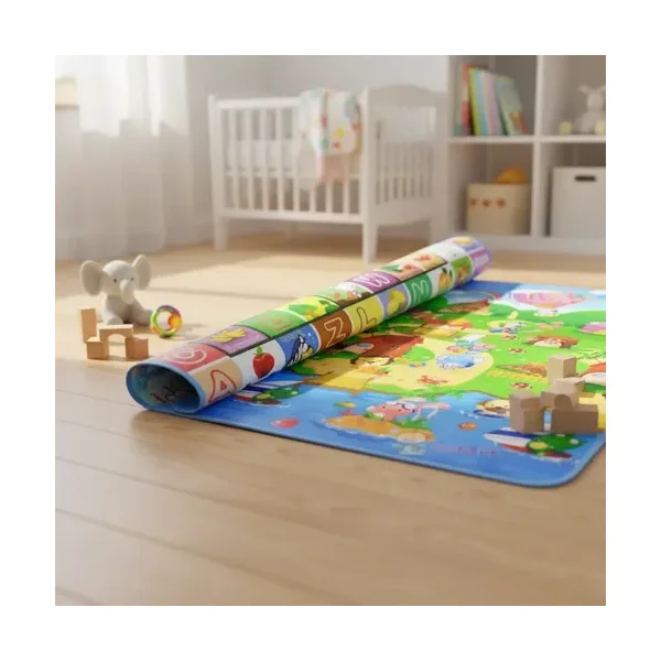 Alfombra Antigolpes Bebe 200x180cm Espesor 5mm Reversible