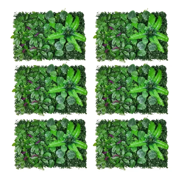 Jardin Vertical Muro Verde Césped Pared Plantas Artificiales Verde