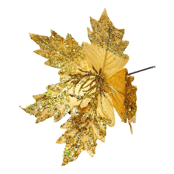 Flor 25cm Para Arbol De Navidad Adornos Decoracion